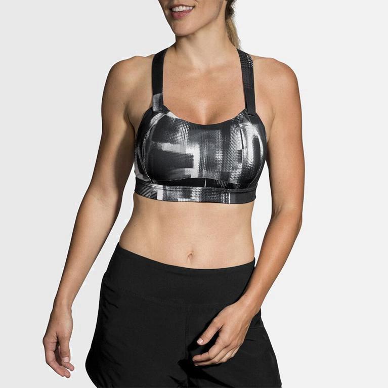 Brooks Juno Sports Israel - Women's Running Bra - Grey (03457-RATI)